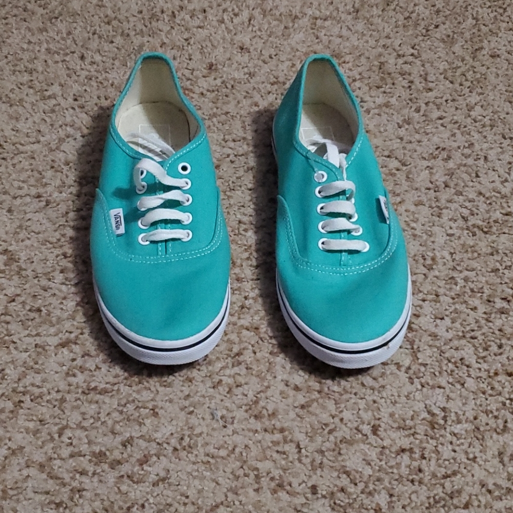 Womens vans in teal